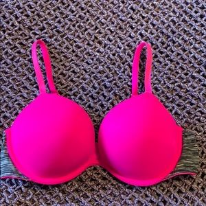 PINK SUPER PUSH UP BRA 36C